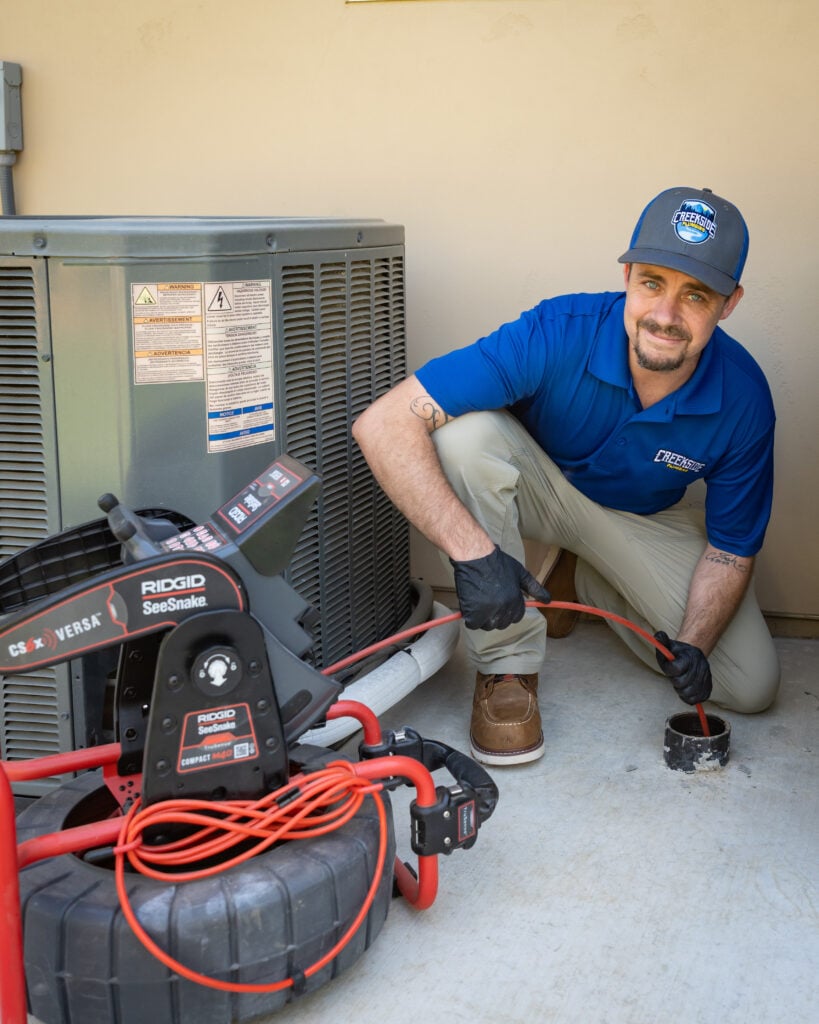 Creekside Plumbing working